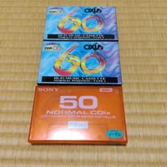 カセットテープ OXUS 60分 2本 SONY CDix 50分 1本のサムネイル