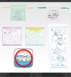 ちいかわ一番くじH賞ファブリックコレクション ふわふわタオル　ちいハチうさのサムネイル