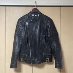 DEUS デウス　立ち襟　レザーライダース　M DEUS デウス 立ち襟 レザーライダース M - メルカリ