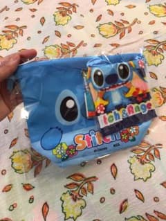 新品☆スティッチ☆巾着&ミニタオルsetのサムネイル