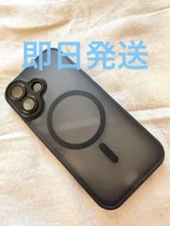 【iPhone17】 iPhoneケース MagSafe対応 透明 ブラックのサムネイル