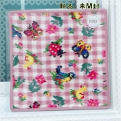 新品☆フェイラー FEILER ハイジチェック ハンカチ WEB限定 ピンク