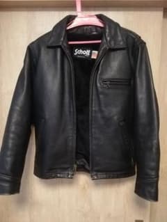 最終値下げSchottライダースジャケットシングルsize38のサムネイル