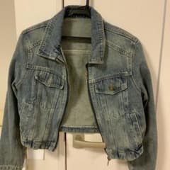 デニムジャケット ショート丈 ブルーのサムネイル
