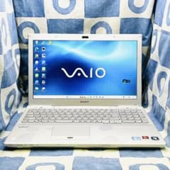 爆速SSD500&メモリ12G☆i5☆人気白PC♡ブルーレイ&カメラ！Win11 人気VAIO✨爆速SSD500GB☆i5☆美しいシルバーPC♪カメラ！Win11 - メルカリ