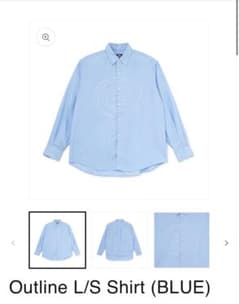 SOLsoonerorlater シャツブルー　sサイズのサムネイル