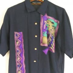 レトロ半袖シャツ☆Mのサムネイル