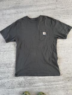 Carhartt ダークグレー Tシャツ Sサイズ　古着のサムネイル