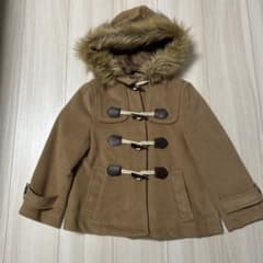 ベージュ ダッフルコート ファー付きのサムネイル