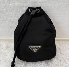 PRADA 巾着 ポーチ ブラックのサムネイル