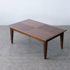 こたつテーブル 100cm ウォルナット 寄木調 フラット ローテーブル 新生活 こたつテーブル 100cm ウォルナット 寄木調 フラット ローテーブル 新