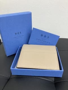 SMYTHSON 二つ折り財布 ベージュのサムネイル