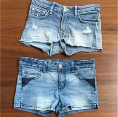 デニムショートパンツ h＆m 134センチのサムネイル