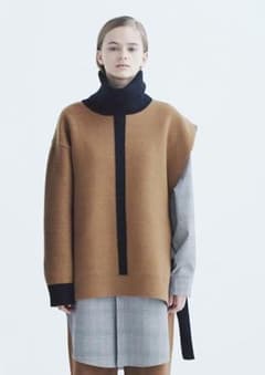 cullni 19AW アシンメトリーレイヤーニット クルニのサムネイル