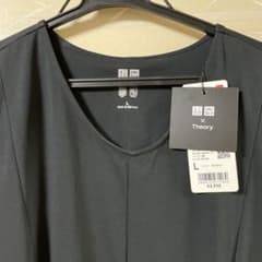 UNIQLO × Theory ノースリーブワンピース L ブラックのサムネイル