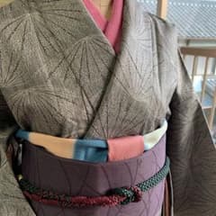 紬　単衣のサムネイル