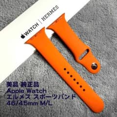 美品 純正品 Apple Watch エルメス スポーツバンド 46/45mm - メルカリ
