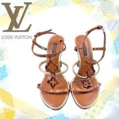 LOUIS VUITTON ルイヴィトン フラワーモチーフ サンダル