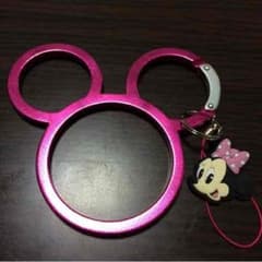 2コセット！ミッキー型♡カラビナストラップのサムネイル