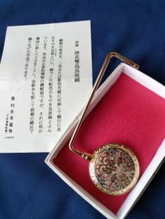 龍村美術織物 バッグハンガー 唐花雙鳥長斑錦のサムネイル