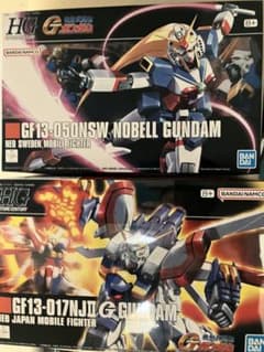 【新品】ガンプラ HG ノーベルガンダム、HG ゴッドガンダムの2点セット