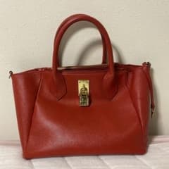 Samantha Thavasa ハンドバッグ レッドのサムネイル