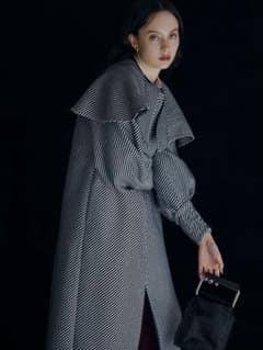 2602072 Ameri 2WAY CAPE PUFF SLEEVE COAT - メルカリ