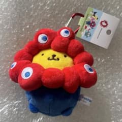 サンリオ ポムポムプリン 万博 ミャクミャク カラビナ 赤 - メルカリ