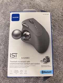 【美品 1ヶ月使用】ELECOM IST トラックボールマウスのサムネイル