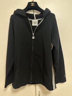 美品！CHANEL シャネル セットアップ ジャージ ココマーク ブラック 42 美品！CHANEL シャネル セットアップ ジャージ ココマーク ブラック 42