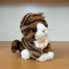 昭和レトロ　NAKAJIMA 招き猫　ぬいぐるみ　マスコット　中古品　3コセット レトロップス ロンちゃん ねこ 三英貿易 ネコ 猫 ぬいぐるみ