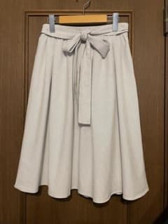 『オールドイングランド　ウエストリボン使い　ギャザーフレアスカートのサムネイル