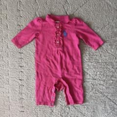 RALPH LAUREN ラルフ ロンパース 3M 60cm ピンクのサムネイル