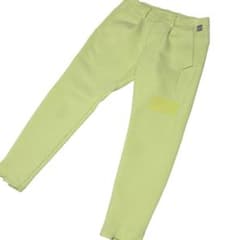 PGG】 パーリーゲイツ ポリエステルダンボール ジョガーパンツ ライム