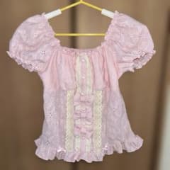 ROMWE Kawalli 萌え系プリンセスキュートなリボン装飾ウエストブラウスのサムネイル