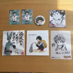 ヒロアカ 僕のヒーローアカデミア 緑谷出久 グッズセット バッジ・色紙・カードのサムネイル