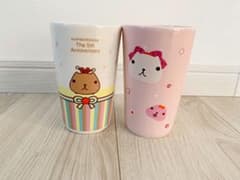 カピバラさん　湯呑み2セットのサムネイル