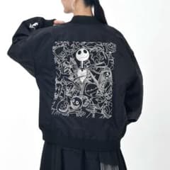 ティム・バートン ナイトメアー・ビフォア・クリスマス ブルゾン MA-1 ティム・バートン ナイトメアー・ビフォア・クリスマス ブルゾン MA-1