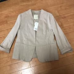 ★専用★ビームス　ノーカラージャケット　Mサイズのサムネイル