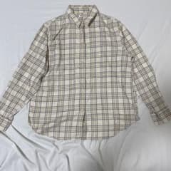 UNIQLO チェック柄 長袖シャツ Mサイズのサムネイル