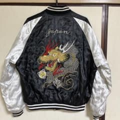 スカジャン　龍と鳳凰のリバーシブル Japanのサムネイル