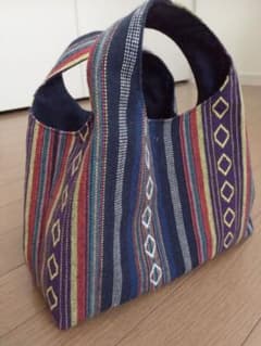 ハンドメイド★メキシカンドビー柄ハンドバッグのサムネイル