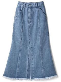 GRL スリットデニムロングスカートのサムネイル