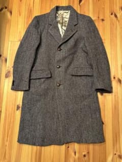90s〜　HarrisTweed ハリスツイード　チェスターフィールドコートのサムネイル