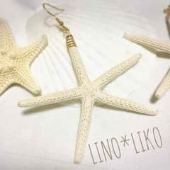 スターフィッシュピアス♡*゜シェルのサムネイル