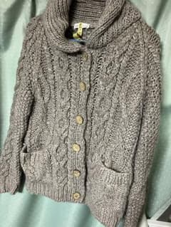 earth music&ecology ケーブル編みカーディガン Mサイズ