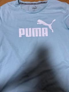 PUMA ライトブルー Tシャツ 半袖　160のサムネイル