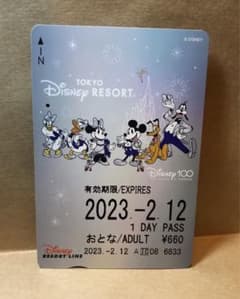 ディズニーリゾートライン　フリーきっぷ【使用済み】のサムネイル
