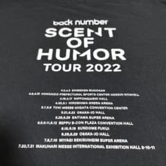 back number SCENT OF HUMOR 2022 TシャツMサイズのサムネイル