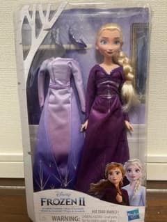 【新品】アナ雪2 エルサ 人形 フィギュア 新ドレス 着せ替え アナ雪のサムネイル